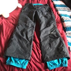 Waterproof snow pants women XS
